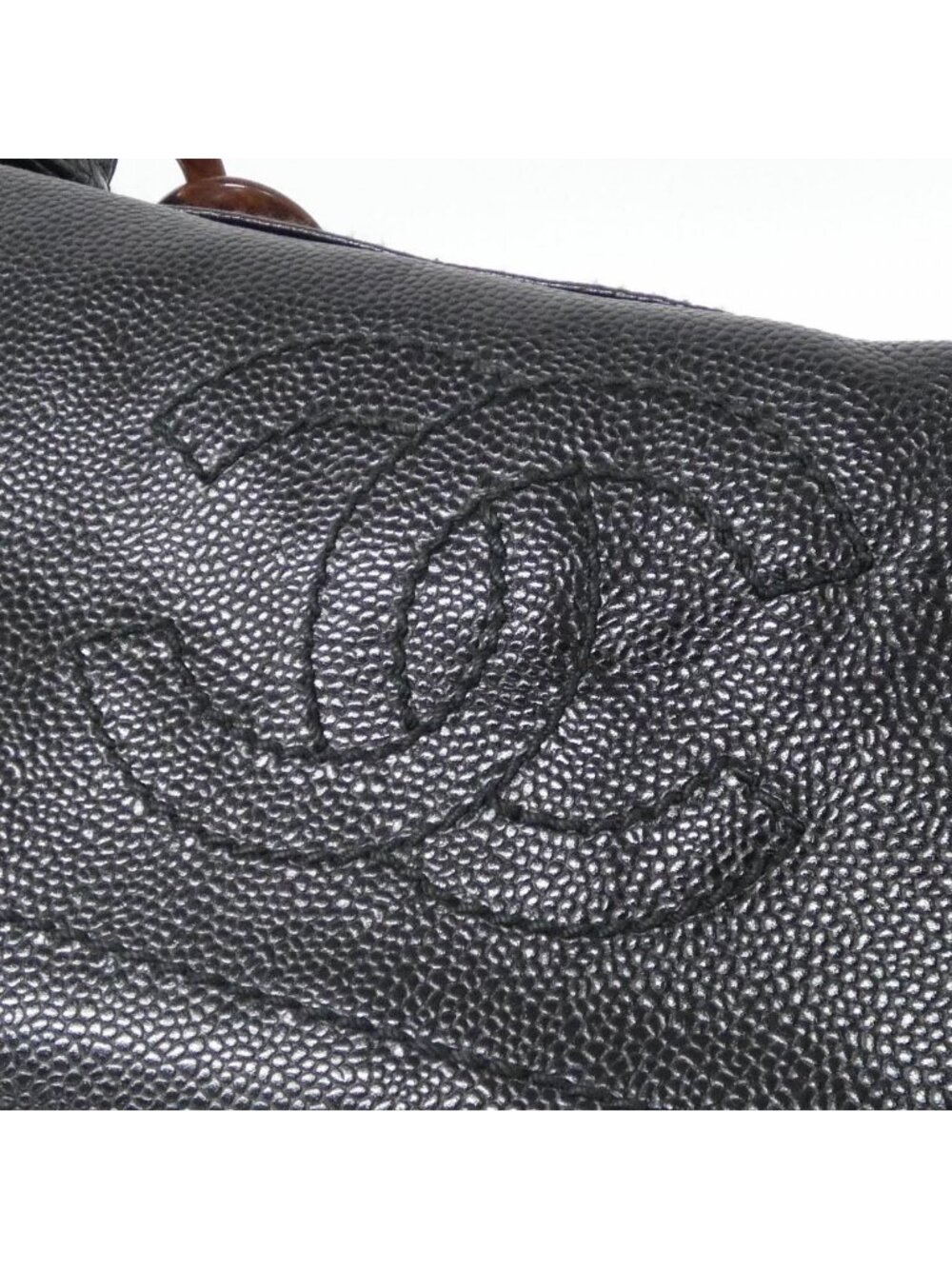 Chanel Vintage Bag Handbag Black - Picture 4 of 10